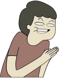 😂 41060619 Kartun, Karakter, Menyeringai, Merencanakan, Licik telegram sticker