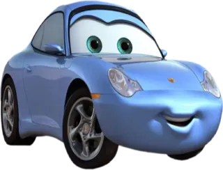 👱‍♀ beaf0b1d Sally Carrera Cars desenho animado, carro, animado, veículos, personagem whatsapp sticker