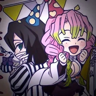 🎟 d956e4ad Anime, Kreskówka, Chibi, Słodkie, Kawaii, Postacie, Impreza telegram sticker