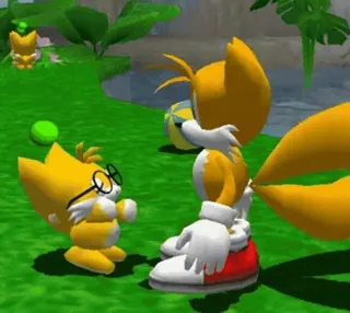 ๐ค 16da4481 Tails sonic the hedgehog, tails, cartoon, character, game telegram sticker