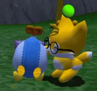 ๐ค 37f839c1 Sonic Adventure 2, Chao Garden, Chao, character, video game telegram sticker