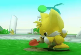 ๐ฐ 8592849f Tails Tails, Sonic the Hedgehog, video game, cartoon, yellow, fox, shovel telegram sticker