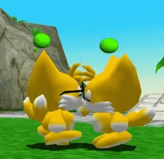 ๐ aa584ba5 Tails Tails, Sonic the Hedgehog, video game, cartoon fox, two-tailed fox telegram sticker