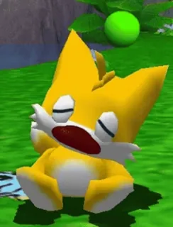 ๐ฅฑ b0fbc4c2 Tails Tails, Sonic, fox, video game character, exhausted telegram sticker