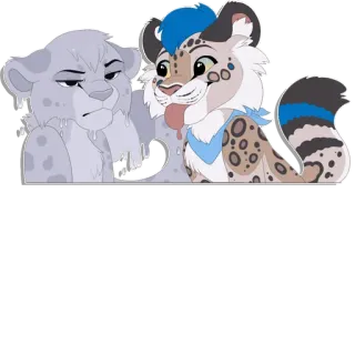 💦 7a997330 Furry, Leopardo, Animais, Antropomórfico, Leopardo das Neves, Fofo, Desenho animado telegram sticker