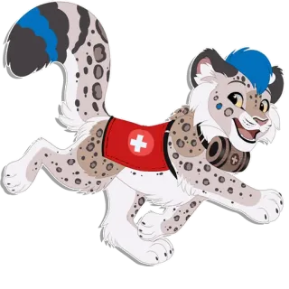 👨‍⚕️ 9f141943 furry, leopardo, antropomórfico, animal, desenho animado, fofo, médico, cruz vermelha telegram sticker