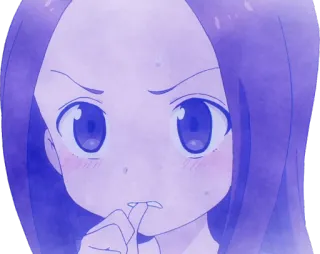 😠 18d0490d Takagi Teasing Master Takagi-san 애니메이션, 소녀, 만화, 캐릭터, 타카기양, 장난 telegram sticker