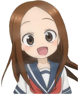 😃 3336e44a Takagi Karakai Jōzu no Takagi-san 애니메이션, 소녀, 캐릭터, 타카기, 애니메이션 소녀, 만화, 교복 telegram sticker