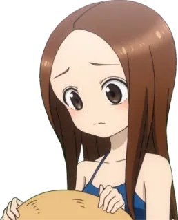 😞 b7f676db Takagi Teasing Master Takagi-san 애니메이션, 여자, 귀여운, 타카기양, 만화, 캐릭터 telegram sticker