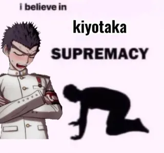 🌟 8a13ce33 Kiyotaka Ishimaru Danganronpa i believe in kiyotaka SUPREMACY Anime, Kiyotaka Ishimaru, Danganronpa, Suprématie, Fanart telegram sticker