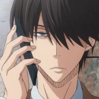 ✨ a9b3fe7c Anime, Nam, Chân dung, Điện thoại, Manga telegram sticker