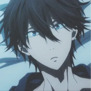 ✨ b5fbbf7e Anime, Con trai, mắt xanh, tóc đen telegram sticker