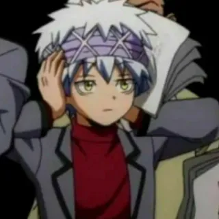 💿 eef17959 Nagisa Shiota Assassination Classroom アニメ, 渚, 少年, 学校, 怪我, 包帯 whatsapp sticker