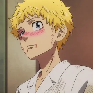 ⏱ 2d06f597 Anime, Nam, Tóc vàng, Nhân vật, Con trai telegram sticker