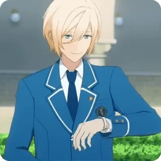 🧽 0169d6df Аниме, Блондинка, Улыбается, Официальный, Персонаж telegram sticker