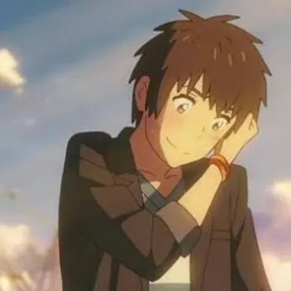 🙂 4b62f7ea Anime, Personage, Cartoon, Jongen, Schattig telegram sticker