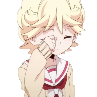 😔 72ab2207 动漫, 角色, 哭泣, 可爱, 悲伤 telegram sticker