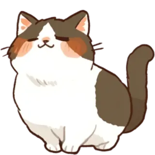 ☺️ 200848e9 cat, cute, animal, sticker telegram sticker