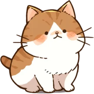 🫥 69aa3ced cat, animal, cute, sticker, kitty, domestic animal telegram sticker