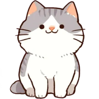 ☺️ fde25462 cat, kitten, cute, animal, domestic cat, tabby telegram sticker
