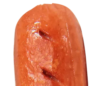 ⚪️ 0013face food, hotdog, sausage, snack telegram sticker