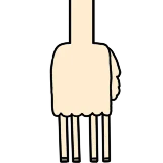 ⚪️ 4cf8ed77 middle finger, offensive gesture, rude, hand, finger, insult telegram sticker