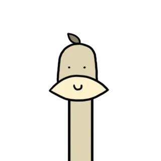 ⚪️ b26c2df8 cartoon, character, abstract, cute, minimalist, simple telegram sticker