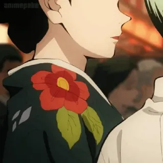 🎏 0baba3df Anime, Kimono, Bloem, Japans, Traditioneel whatsapp sticker