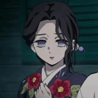 🎏 db6425d7 Kibutsuji Muzan (female form) Demon Slayer Anime, Demon Slayer, Kibutsuji Muzan, Manga whatsapp sticker