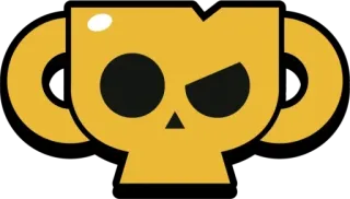 🏆 335dad45 caveira, troféu, ouro, jogo, desenho animado telegram sticker