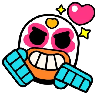 🌟 d97f88b7 adesivo, desenho animado, personagem, rosto, emoji telegram sticker