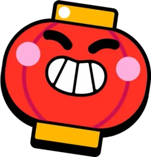 🙂 e093b8ec lanterna, vermelho, desenho animado, sorrindo, luz, decoração telegram sticker