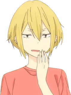 Tanaka-kun wa Itsumo Kedaruge - @bourros telegram stickers