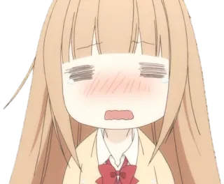 😅 86619b6a 动漫, 卡通, 女孩, 哭, 可爱 telegram sticker