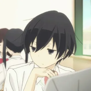 🥢 40dda606 Anime, École, Étudiant, Fille, Uniforme telegram sticker