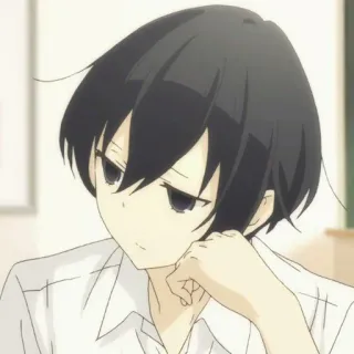 🍙 5a104e13 Anime, Fille, Uniforme scolaire, Portrait, Manga telegram sticker