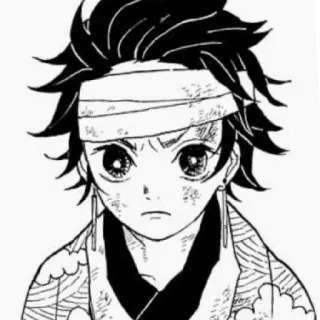 🔥 623dec18 Tanjiro Kamado Demon Slayer Anime, Demon Slayer, Tanjiro, Manga telegram sticker