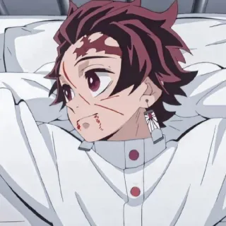 🔥 bd0df51e Tanjiro Kamado Demon Slayer Anime, Demon Slayer, Tanjiro, Kamado, Postać, Manga telegram sticker