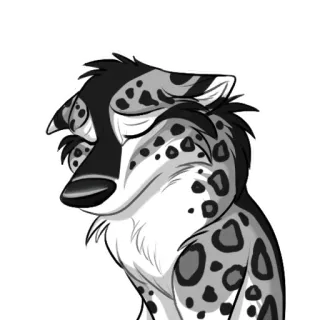 Tani & Nightfox telegram stickers