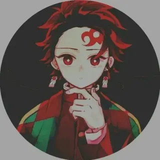 🍃 40b4d9c7 Tanjiro Kamado Demon Slayer 动漫, 鬼灭之刃, 灶门炭治郎, 漫画, 日本动漫 telegram sticker