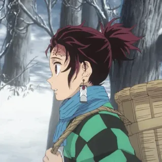 ❤️ 45b4e2a4 Tanjiro Kamado Demon Slayer Anime, Demon Slayer, Tanjiro, Karakter, Animasi Jepang telegram sticker