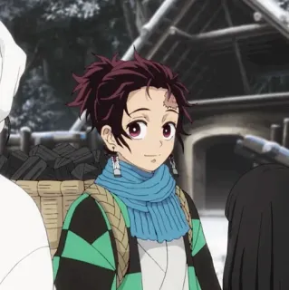 ❤️ cb5b2c2a Tanjiro Kamado Demon Slayer Anime, Demon Slayer, Tanjiro, Kamado, Luka, Protagonis telegram sticker