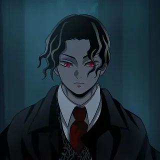 🥀 b7b4f665 Muzan Kibutsuji Demon Slayer 鬼舞辻无惨, 鬼灭之刃, 动漫, 恶鬼, 反派 telegram sticker