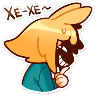 😈 40e53a89 XE-XE~ Kartun, Anime, Senang, Lucu telegram sticker