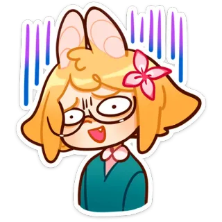 😨 ee197dd1 Anime, Stiker, Kartun, Kawaii, Lucu telegram sticker