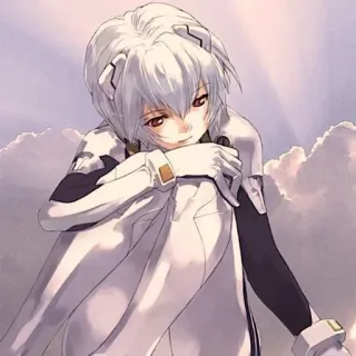 🌊 282e3a41 Rei Ayanami Neon Genesis Evangelion アニメ, キャラクター, 漫画, 女の子, エヴァンゲリオン, 綾波レイ telegram sticker