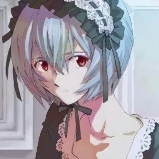 🌊 74afd663 Rei Ayanami Neon Genesis Evangelion アニメ, 女の子, 綾波レイ, エヴァンゲリオン, キャラクター, マンガ, ポートレート telegram sticker