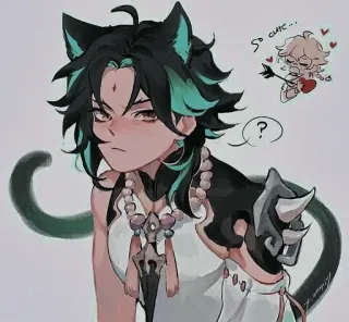 Сяо @mpankm :: @fStikBot telegram stickers