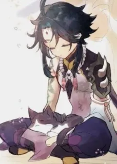 🌟 3c353c46 Xiao Genshin Impact Xiao, Genshin Impact, Anime, Videogame, Kat telegram sticker