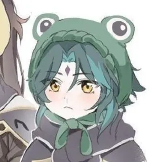 🌟 5969c9b1 Xiao Genshin Impact Xiao, Genshin Impact, anime, kikker, hoodie, videogame telegram sticker